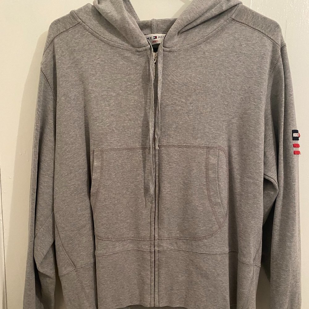 tommy hilfiger zip up hoodie